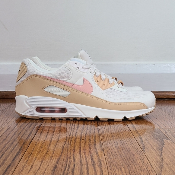 Nike Air Max 90 SE Sun Club Sail Arctic Orange Women's Sz 10, Men's 8.5 Sneakers - Picture 3 of 8